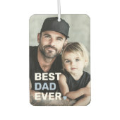 Beste vader ooit foto hart vaders dag luchtverfrisser (Voorkant)