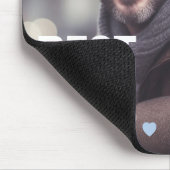 Beste vader ooit foto harten vaders dag muismat (Hoek)