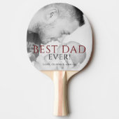 Beste vader ooit Foto Keepasa vaderdag Tafeltennisbatje (Voorkant)