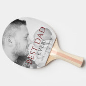 Beste vader ooit Foto Keepasa vaderdag Tafeltennisbatje (Zijkant)
