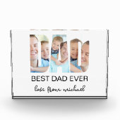 Beste Vader Ooit Foto Letter Fotoblok (Voorkant)