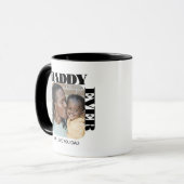 Beste vader ooit foto op persoonlijke titel koffie mok (Voorkant links)