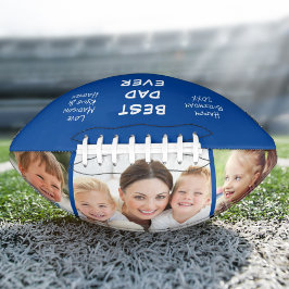 Beste vader ooit Foto Persoonlijk Blauw American Football