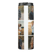 "Beste vader ooit" Foto Tumbler Thermosbeker (Achterkant)