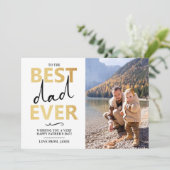 Beste vader ooit | Foto Vaderdag (Staand voorkant)