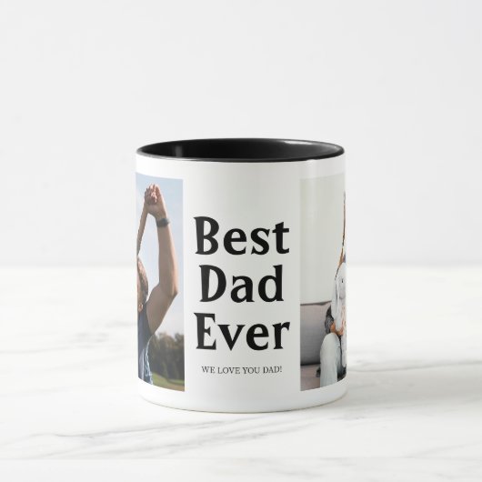 Beste vader ooit foto Vaderdag cadeau Mok (Midden)