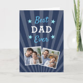 Beste vader ooit | Foto Vaderdag Kaart (Voorkant)