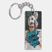 Beste vader ooit | Foto vaderdag Sleutelhanger (Voorkant Links)