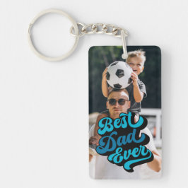 Beste vader ooit | Foto vaderdag Sleutelhanger