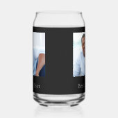 Beste vader ooit foto zwart wit blikvorm glas (Links)