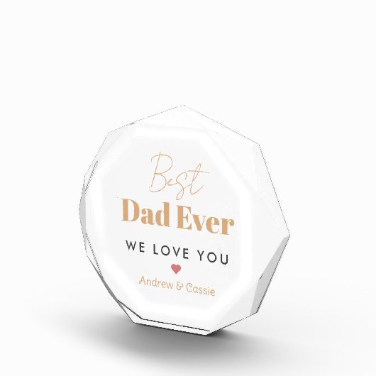 Beste vader ooit fotoblokken (Rechts)