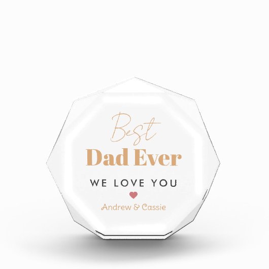 Beste vader ooit fotoblokken (Voorkant)