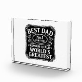 Beste vader ooit fotoblokken (Rechts)