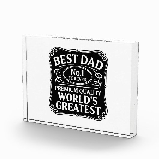 Beste vader ooit fotoblokken (Rechts)