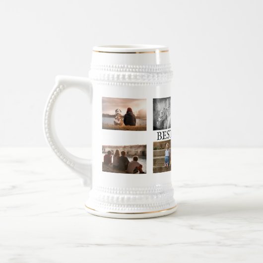 Beste vader ooit fotocollage DY vaders dag Bierpul (Links)