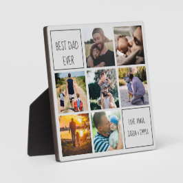 Beste vader ooit fotocollage en sms'en. We houden Fotoplaat