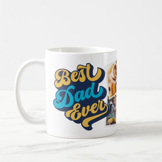 Beste vader ooit | Fotocollage vaderdag Koffiemok (Links)