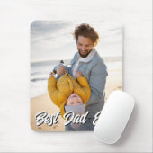 Beste vader ooit Fotofeesten Dag Gift Muismat (Met muis)