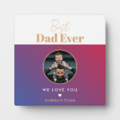 Beste vader ooit fotoplaat (Voorkant)