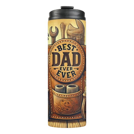 Beste vader ooit - Gebouwd om te repareren, gemaak Thermosbeker (Voorkant)