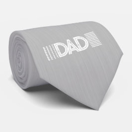 Beste vader ooit gedurfde typografie grijs stropdas
