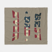 Beste vader ooit gelukkige vaders dag cadeau fleece deken (Voorkant (Horizontaal))