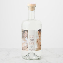 Beste vader ooit" gepersonaliseerd eten en drinken