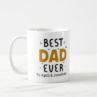 Beste vader ooit gepersonaliseerd koffiemok