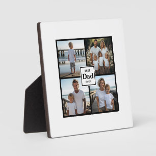Beste vader ooit gepersonaliseerde foto fotoplaat