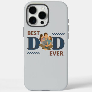Beste vader ooit gepersonaliseerde foto Vaders Day iPhone 16 Pro Max Hoesje