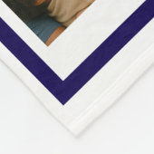 Beste vader ooit gepersonaliseerde fotocollage fleece deken (Hoek)