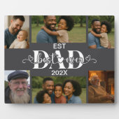 Beste Vader Ooit – Gepersonaliseerde Fotocollage Fotoplaat (Voorkant)