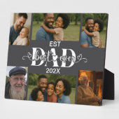 Beste Vader Ooit – Gepersonaliseerde Fotocollage Fotoplaat (Zijkant)