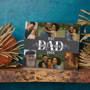 Beste Vader Ooit – Gepersonaliseerde Fotocollage Fotoplaat