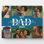 Beste Vader Ooit – Gepersonaliseerde Fotocollage Fotoplaat (Voorkant)