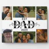 Beste Vader Ooit – Gepersonaliseerde Fotocollage Fotoplaat (Voorkant)