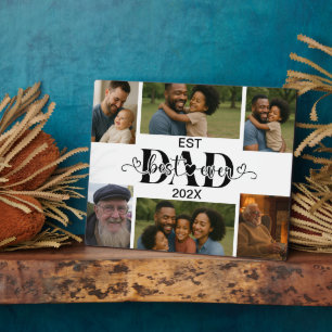 Beste Vader Ooit – Gepersonaliseerde Fotocollage Fotoplaat