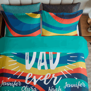 Beste vader ooit gepersonaliseerde kinder namen Va Fleece Deken