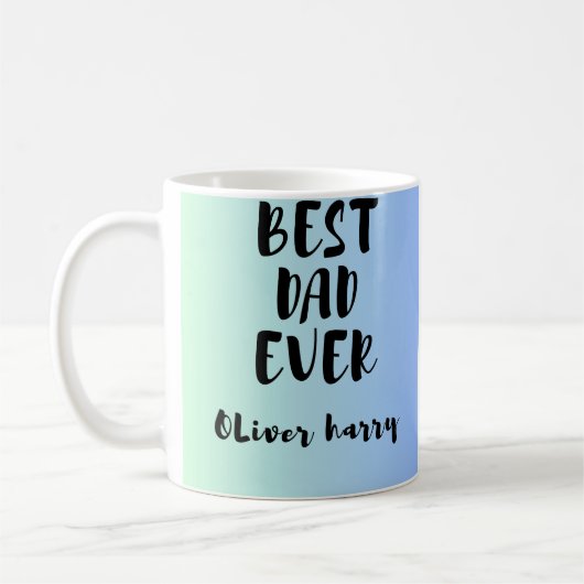 Beste vader ooit gepersonaliseerde mok (Links)