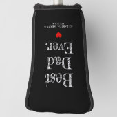 Beste vader ooit gepersonaliseerde namen golfheadcover (Draai 90)