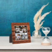 Beste vader ooit gepersonaliseerde terracotta sjab fotoplaat (Insitu)