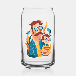 Beste vader ooit - gepersonaliseerde Vaderdag Gift Blikvorm Glas