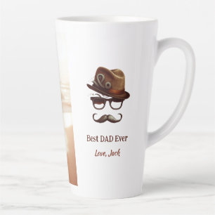 Beste vader ooit - gepersonaliseerde Vaderdag Gift Latte Mok
