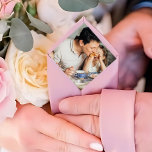 Beste vader ooit-Gift van Dochter roze Stropdas<br><div class="desc">Op je trouwdag,  herinnerde je je vader aan de schattige kleintje die hij ooit was door hem deze gepersonaliseerde vader-van-de-bruid roze stropdas te geven met jou en je vader en je kindertijd foto. Of verras hem met dit lieve gebaar als een Vaderdag cadeau</div>