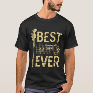 beste vader ooit gitaar akkoord gitarist Dad F T-shirt