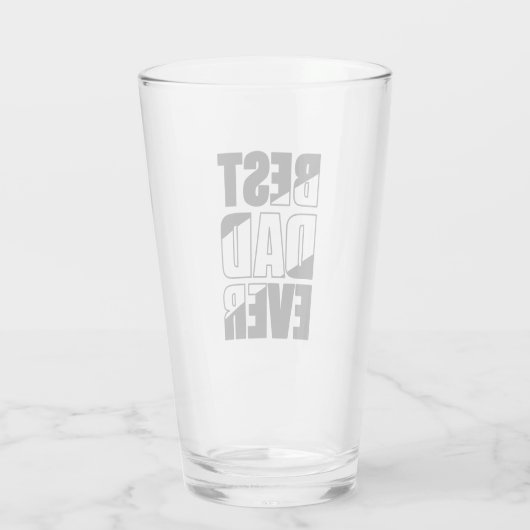 Beste vader ooit glas (Achterkant)
