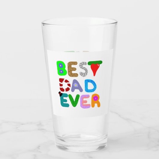 Beste vader ooit glas tuimelaar (Achterkant)