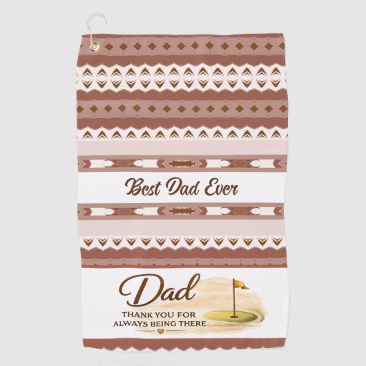 Beste Vader Ooit Golf Handdoek – Afrikaans-Inspire (Voorkant)