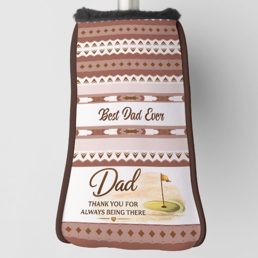 Beste Vader Ooit Golf Handdoek – Afrikaans-Inspire Golfheadcover (Draai 90)