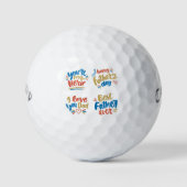 Beste vader ooit golfballen (Voorkant)
